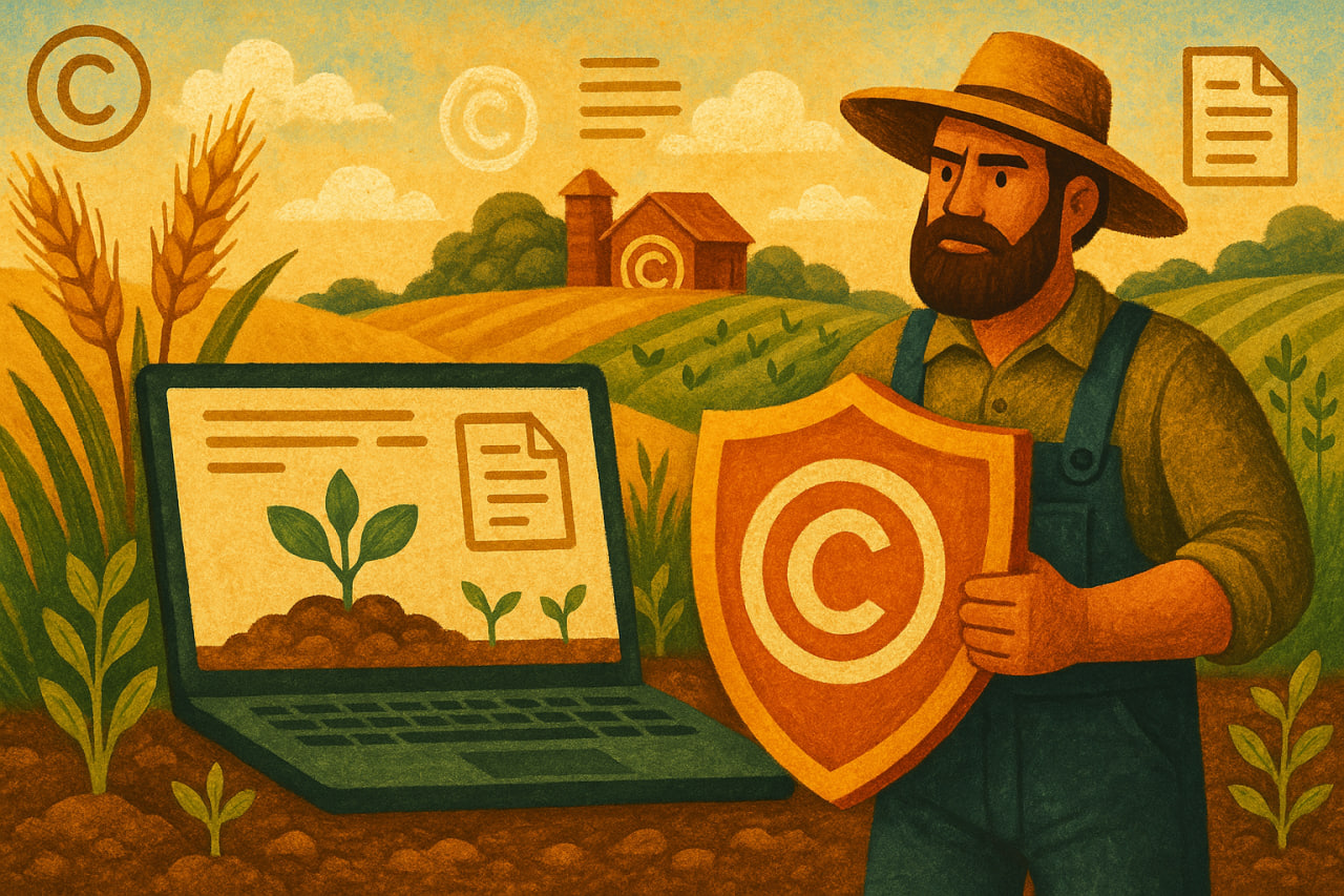 حقوق انتشار و شرايط بازنشر محتوای کشاورزی دایرکتوری