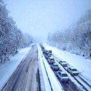 بارش برف و باران در نوار شمالی کشور