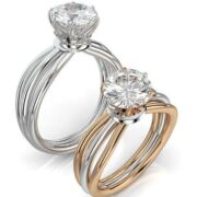 مدل انگشتر سولیتر: نمادی از عشق جاودان