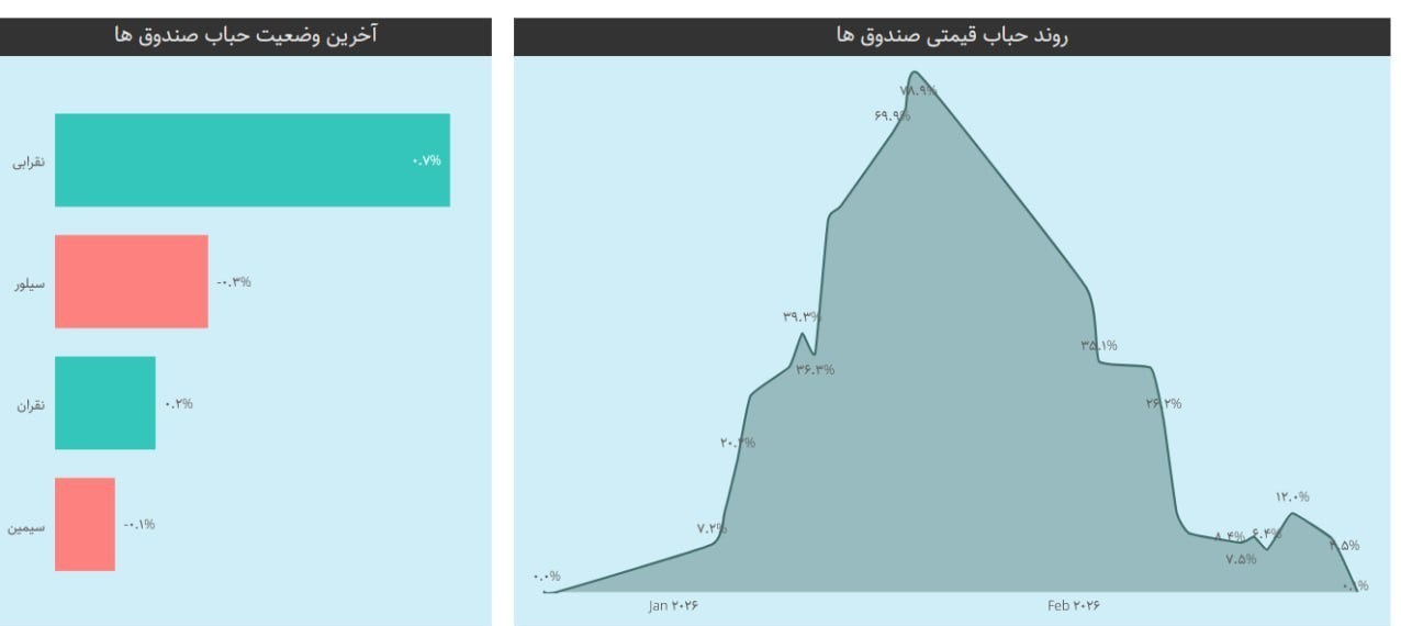 حباب صندوق های نقره منفی شد/نقرهداغ شدن سهامداران با حباب 70 درصدی بورس , بورس کالای ایران ,