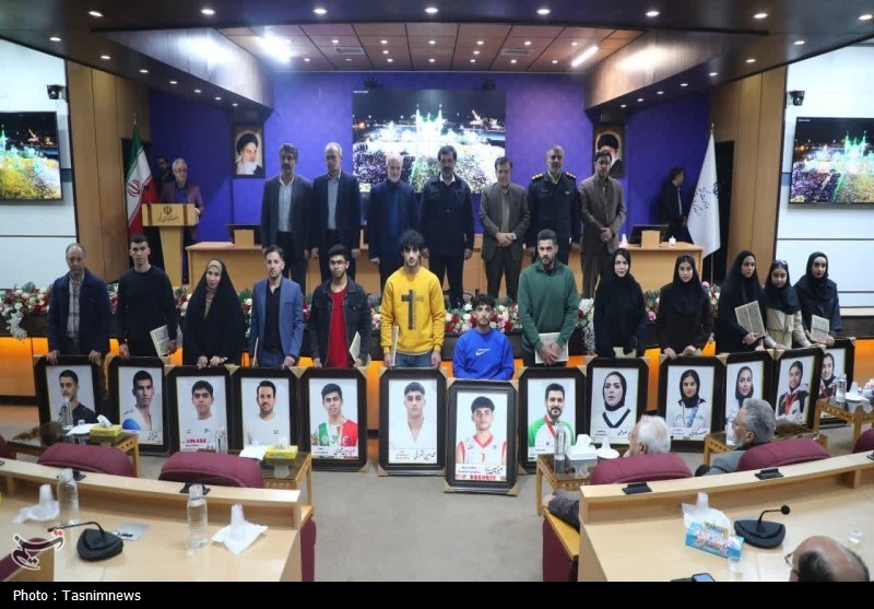 مدال‌آوران برون‌مرزی قم تجلیل شدند/تقدیر از خانواده شهدای اغتشاشات+عکس