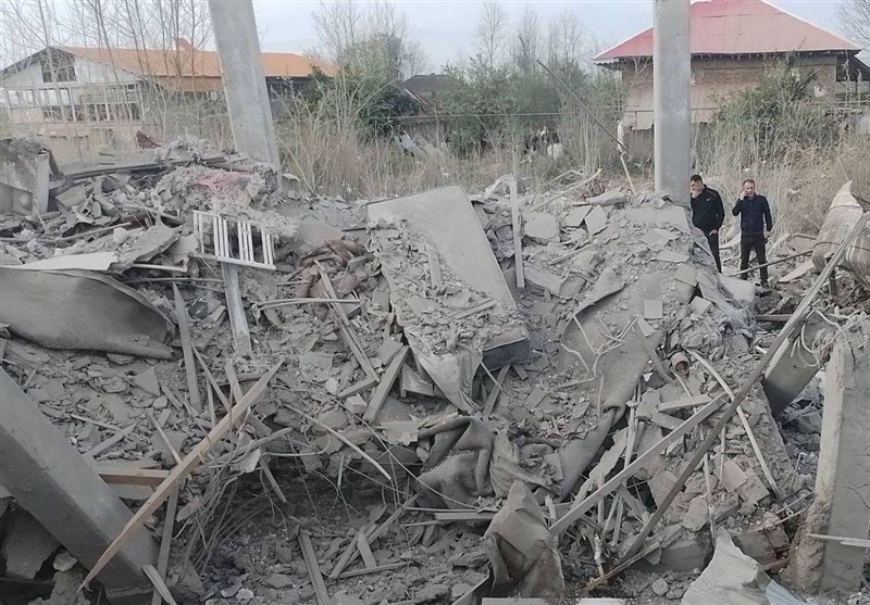 اعلام جزئیات حمله هوایی به شفت/کشف پیکر 2 شهید و نجات 4 مصدوم