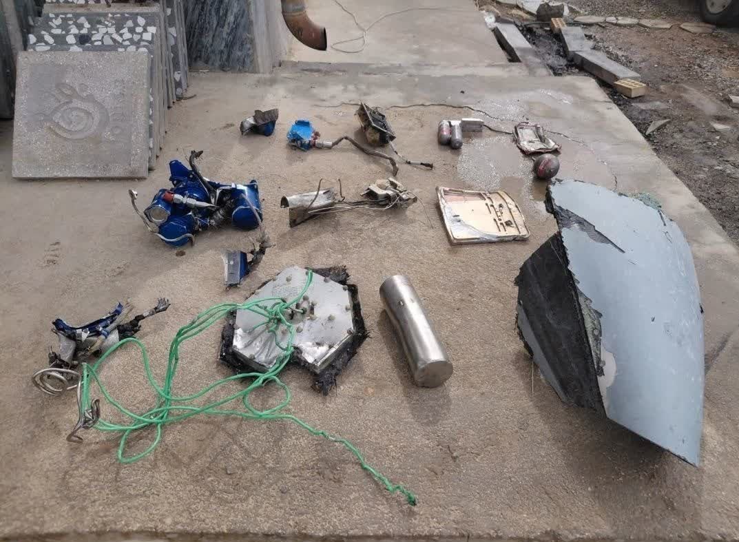 انهدام پهپاد پیشرفته اسرائیل در چهارمحال و بختیاری+تصاویر