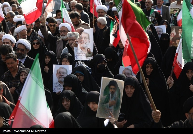 بدرقه تا بهشت؛ وداع باشکوه مردم قم با شهید لاریجانی+تصاویر شهید علی لاریجانی , شهید , اخبار قم ,