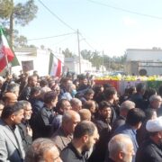 شهید امیر سرتیپ محمدباقر کاظمی‌مقدم در گناباد تشییع شد+تصاویر