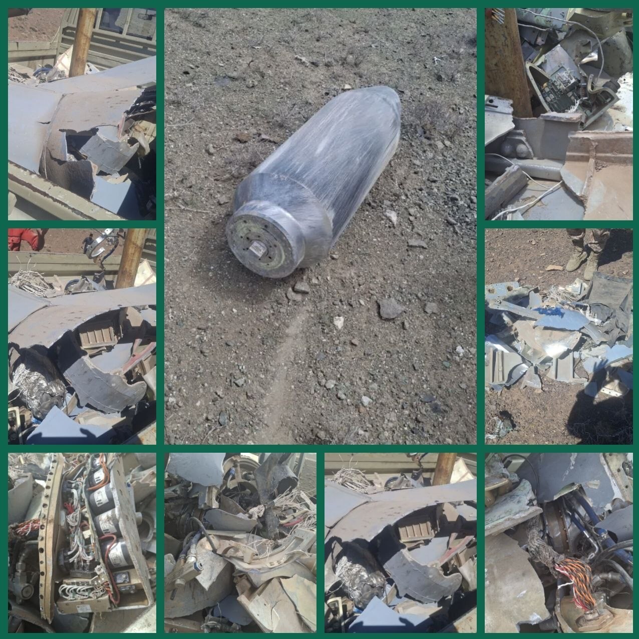 انهدام 5 فروند موشک تاماهاوک و یک فروند کروز در آسمان استان قزوین+عکس