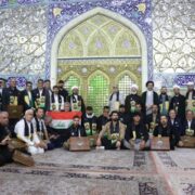تجلیل از خادمان حرم بانوی کرامت از موکب‌داران عراقی
