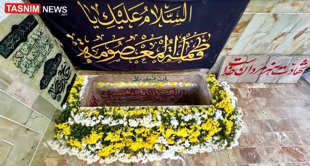 تشییع باشکوه فرزند ایران؛ طو‌اف پیکر شهید ‌موسوی در حرم کریمه اهل بیت