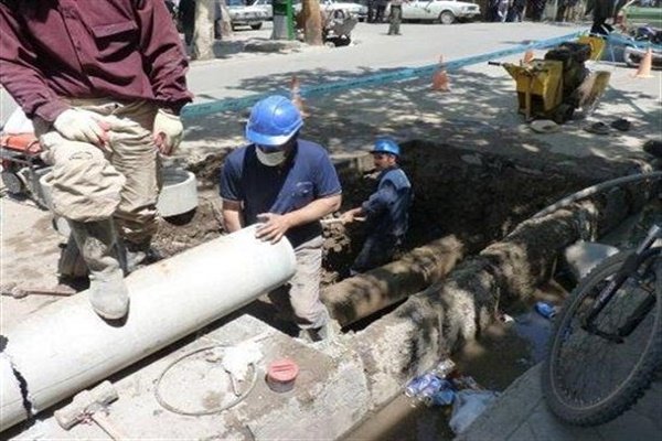 رضوان‌مدنی: ۱۱۸۵ حادثه آب و فاضلاب در کرمانشاه رفع شد