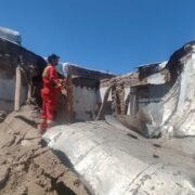 ریزش ساختمان متروکه در میدان جوانشیر کرمانشاه یک مصدوم برجا گذاشت