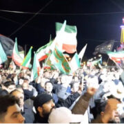 قیام شبانه مردم شهرستان های نقده وچایپاره در میدان