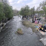 پرآبی رودخانه وکیلآباد مشهد در بهار