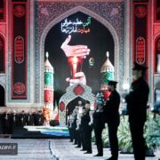 آیین خطبه‌خوانی در حرم مطهر رضوی/عزاداری یک ایران برای امام رضا (ع)