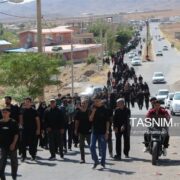 برپایی مراسم جاماندگان اربعین در آستان مقدس علی بن باقر(ع) مشهد اردهال