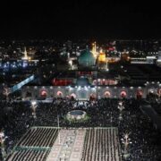برگزاری آیین سنتی خطبه‌خوانی شهادت حضرت رضا(ع) در حرم مطهر