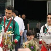 استقبال پرشور جامعه کاراته استان کرمان از نایب‌قهرمانان آسیا